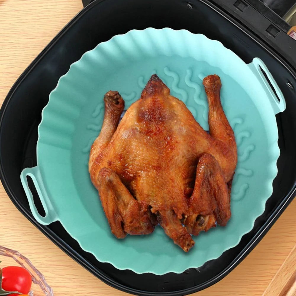 Silicone Air Fryer Basket Liner — Non-Stick
