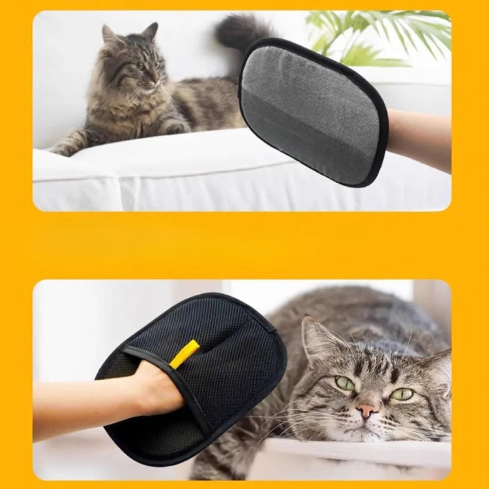 Pet Hair Removal Grooming Gloves