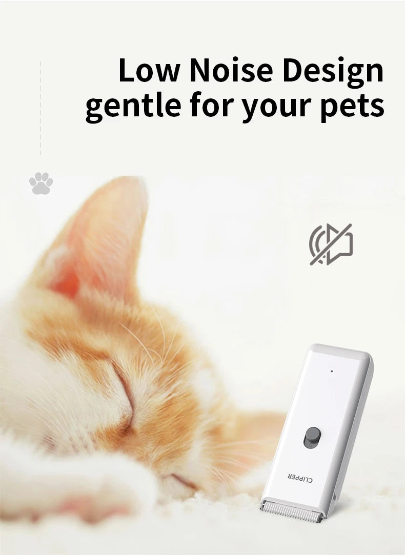 Professional Pet Hair Clipper — Quiet Motor