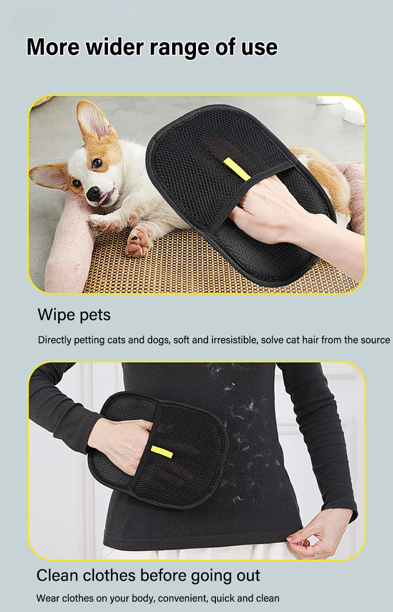 Pet Grooming & Deshedding Gloves