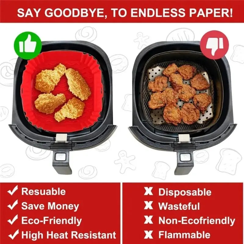 Reusable Silicone Air Fryer Liner