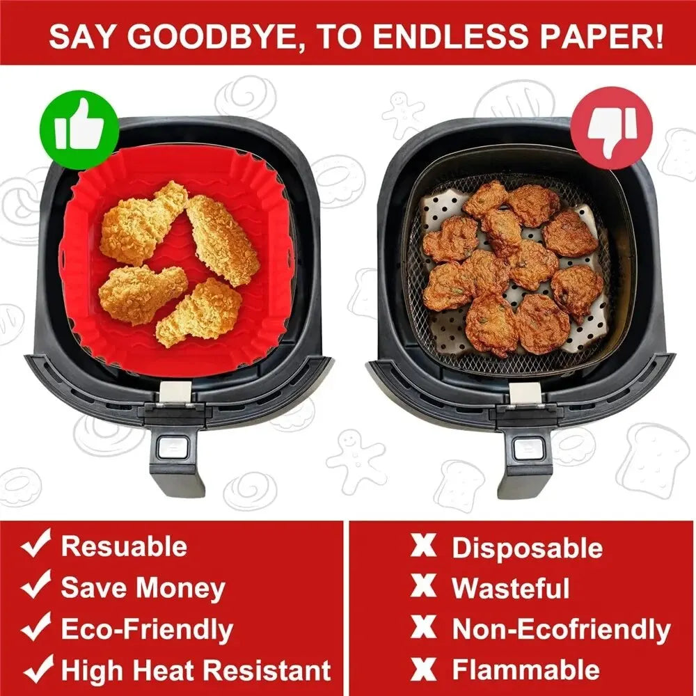 Reusable Silicone Air Fryer Liner