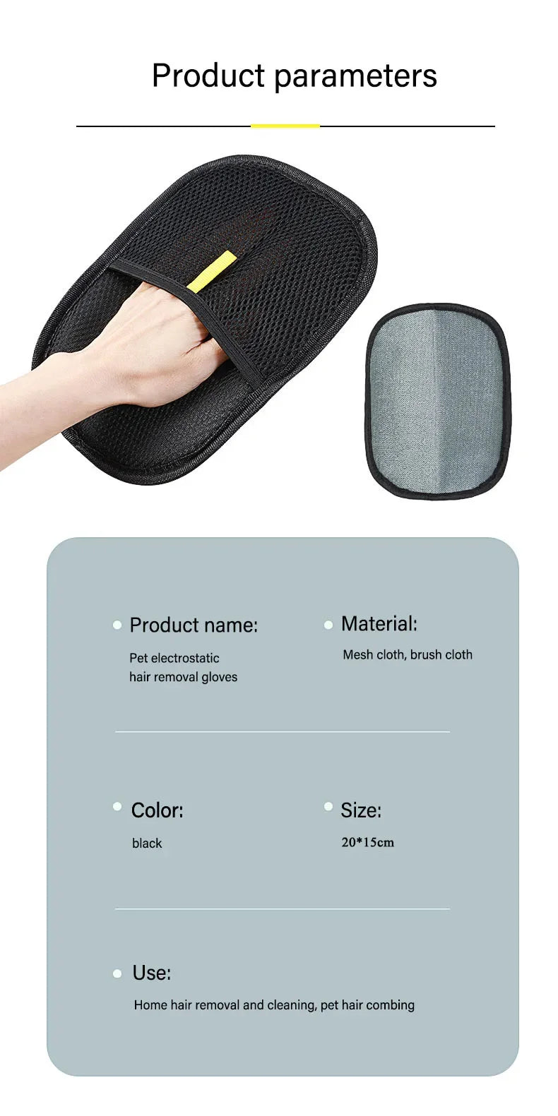 Pet Grooming & Deshedding Gloves