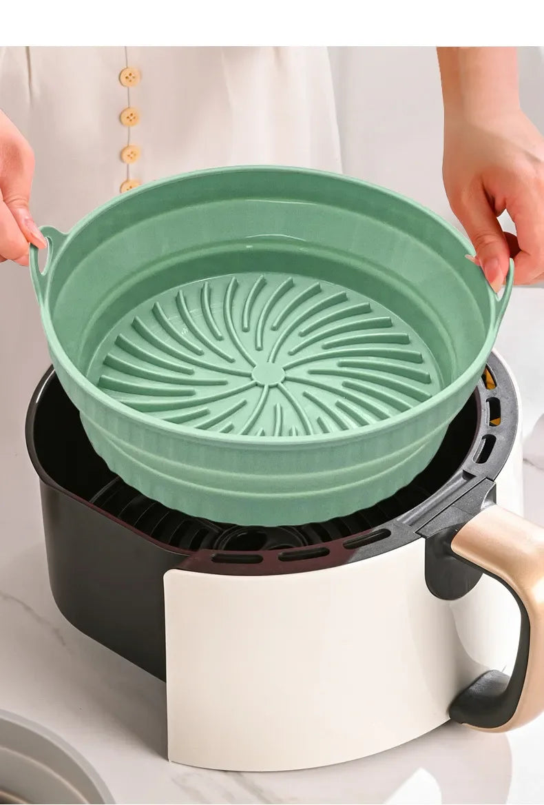 Foldable Silicone Air Fryer Pan