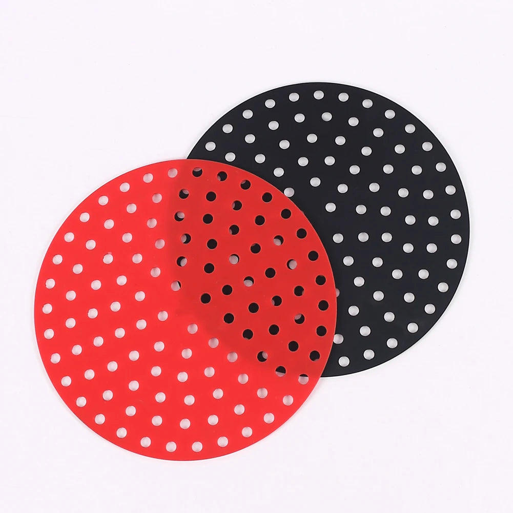 Silicone Air Fryer Liner — Round & Square Multiple Sizes