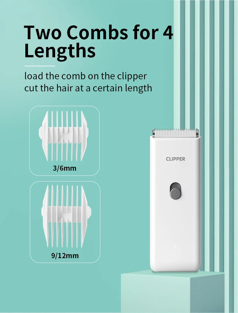 Professional Pet Hair Clipper — Quiet Motor