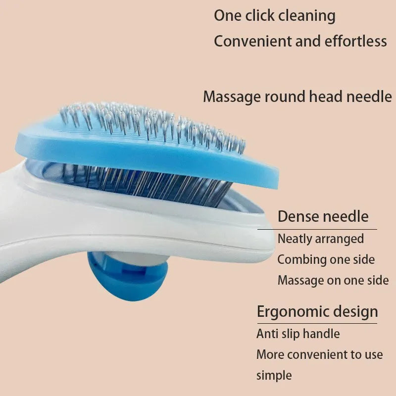 Self-Cleaning Pet Hair Brush & Comb