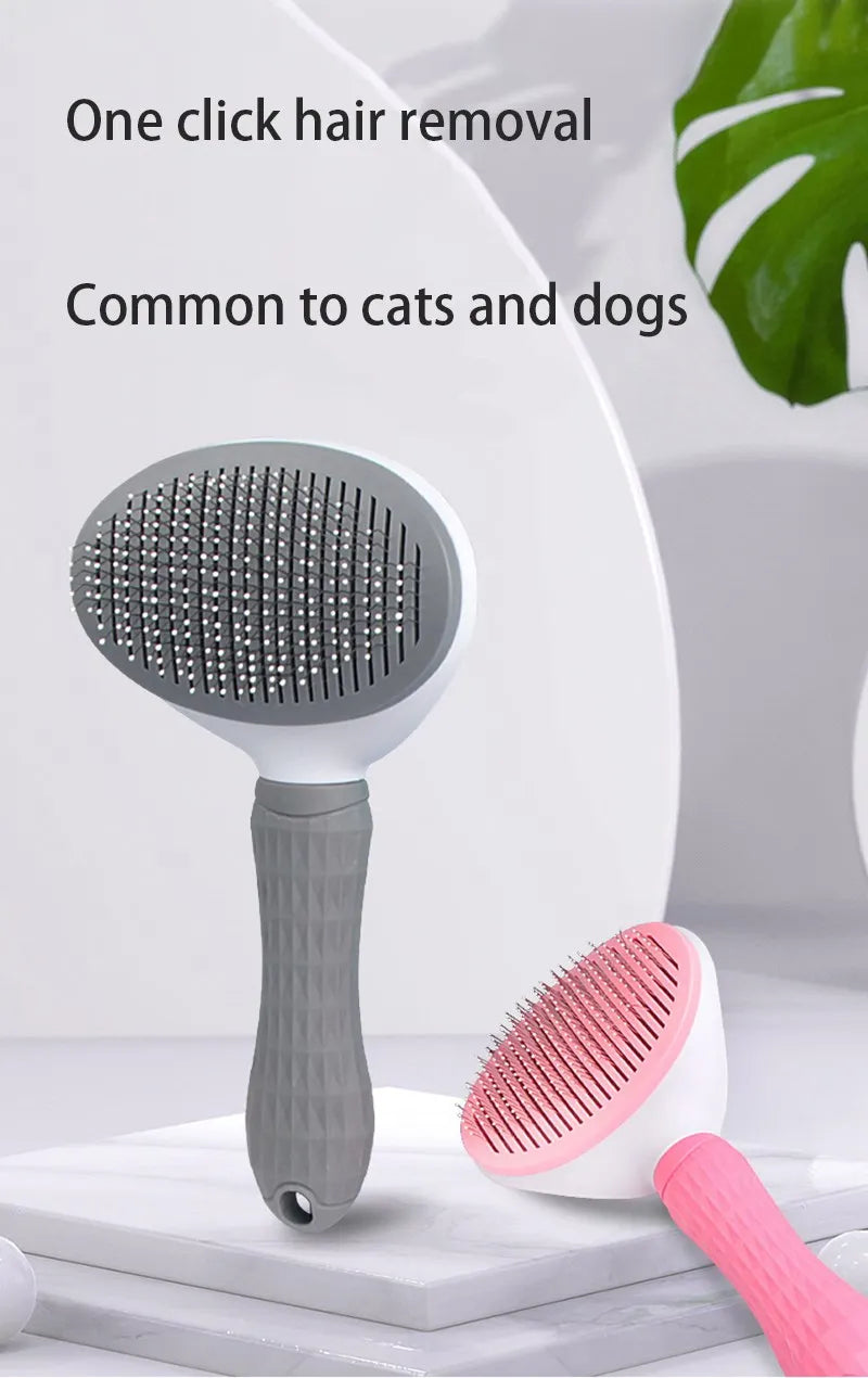 Self-Cleaning Pet Hair Brush & Comb
