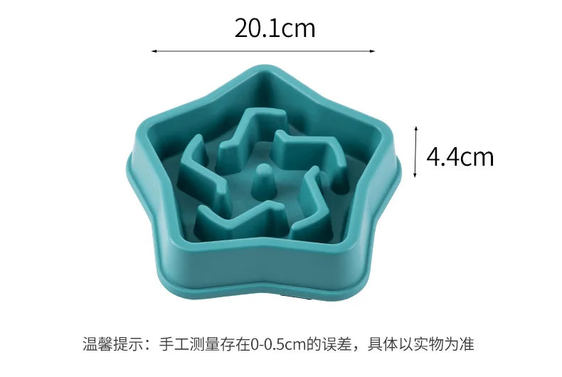 Slow Feeder Bowl for Cats & Dogs