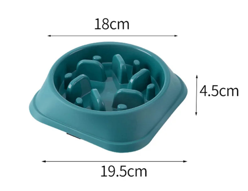 Slow Feeder Bowl for Cats & Dogs