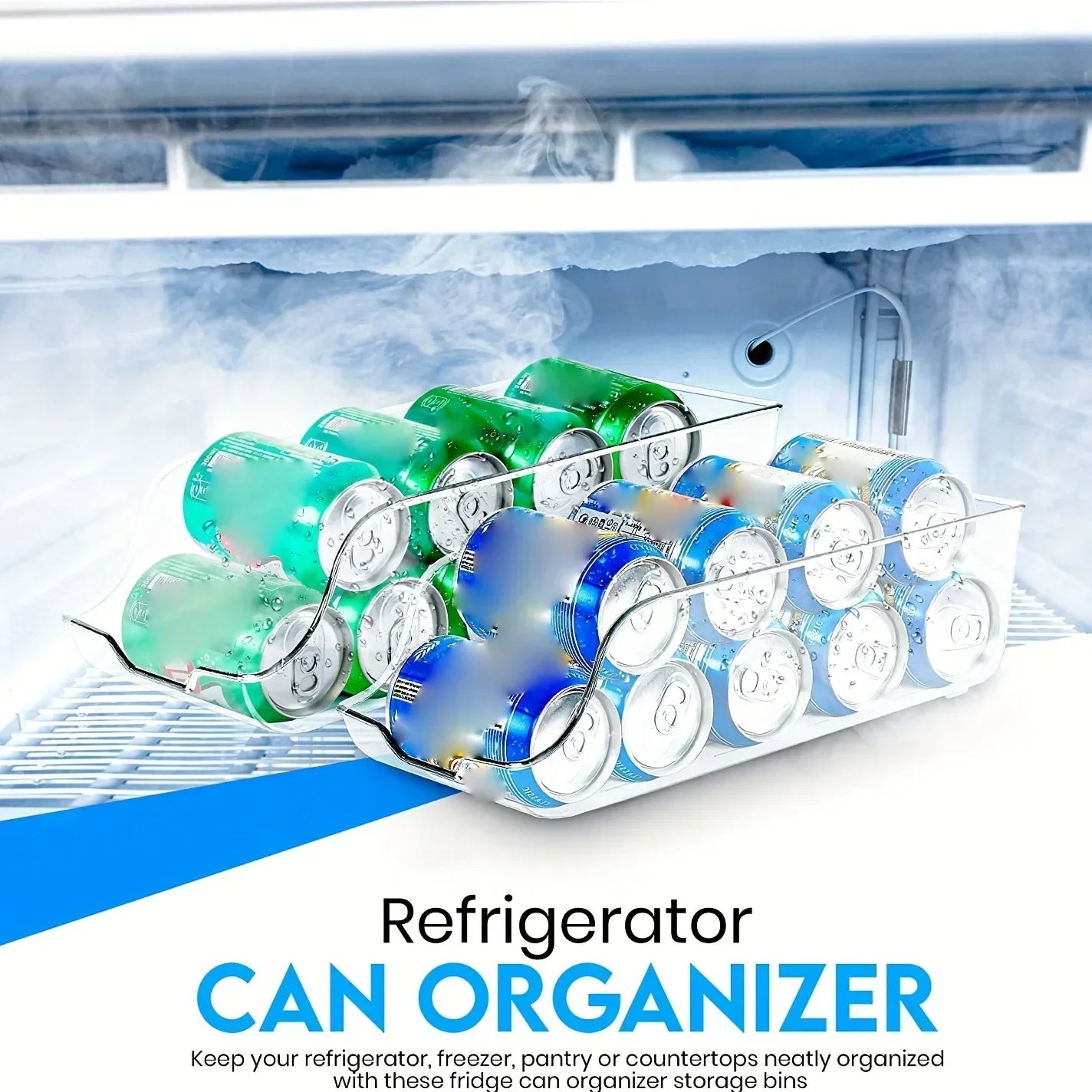 Stackable Refrigerator Organizer Bins