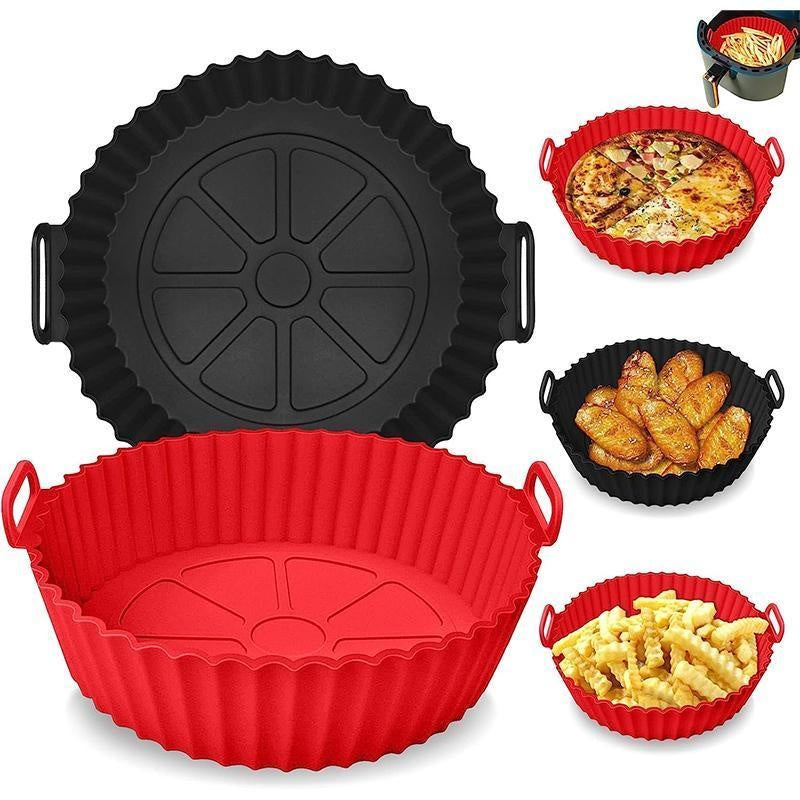 Silicone Air Fryer Basket Liner — Non-Stick