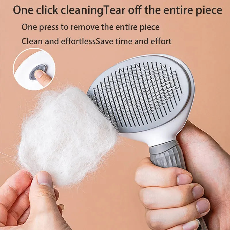 Self-Cleaning Pet Hair Brush & Comb