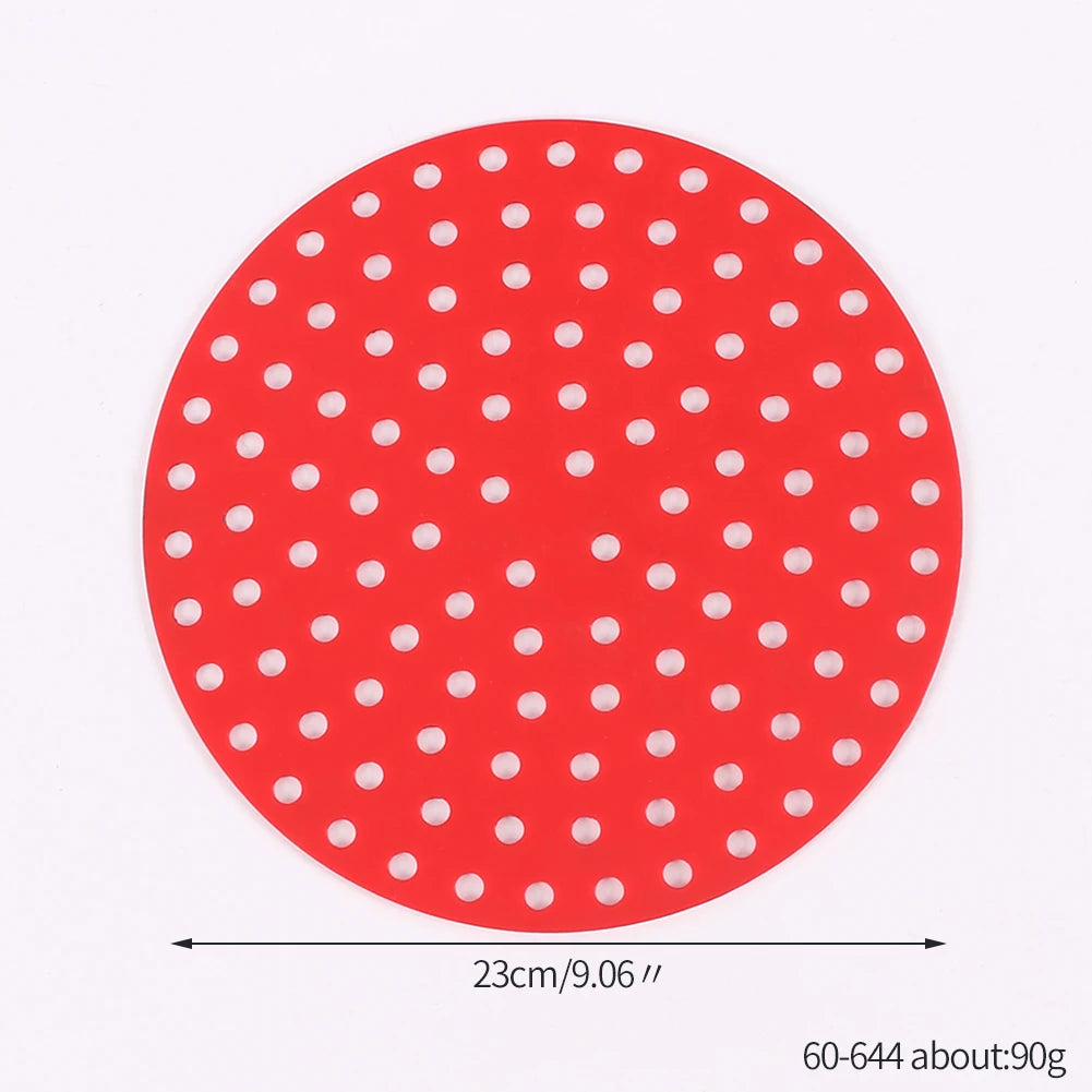 Silicone Air Fryer Liner — Round & Square Multiple Sizes