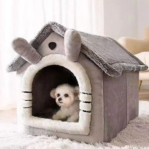 All Season Dog House with Removable Cushion