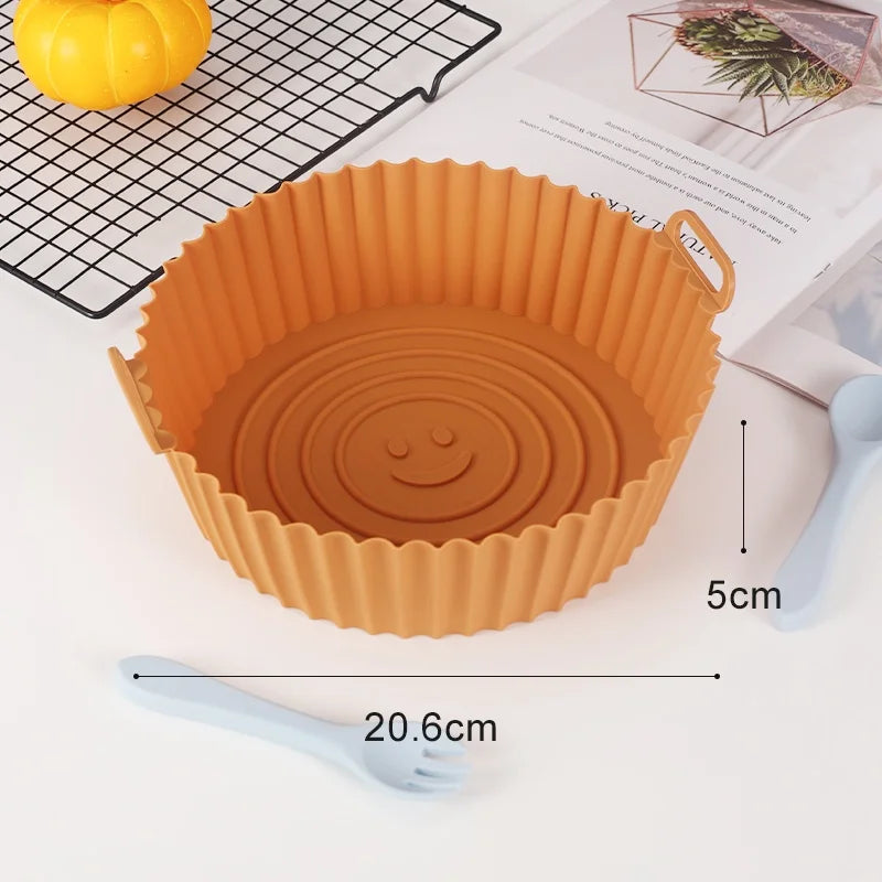 Reusable Silicone Air Fryer Baking Pan