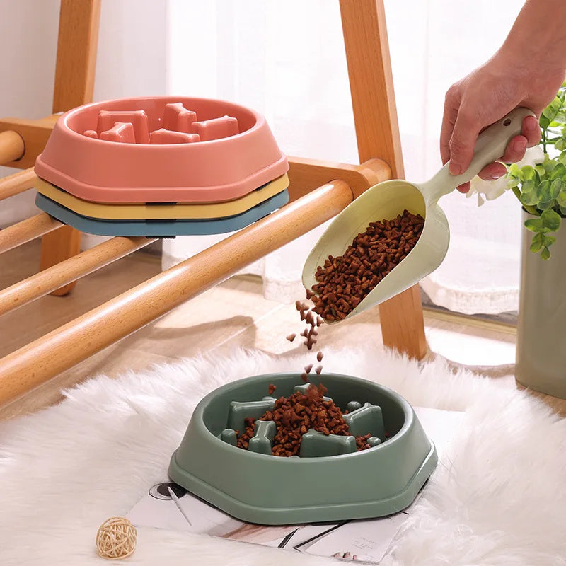 Slow Feeder Bowl for Cats & Dogs