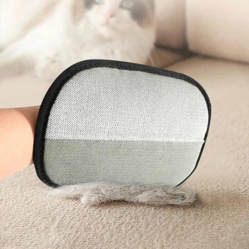Pet Hair Removal Grooming Gloves