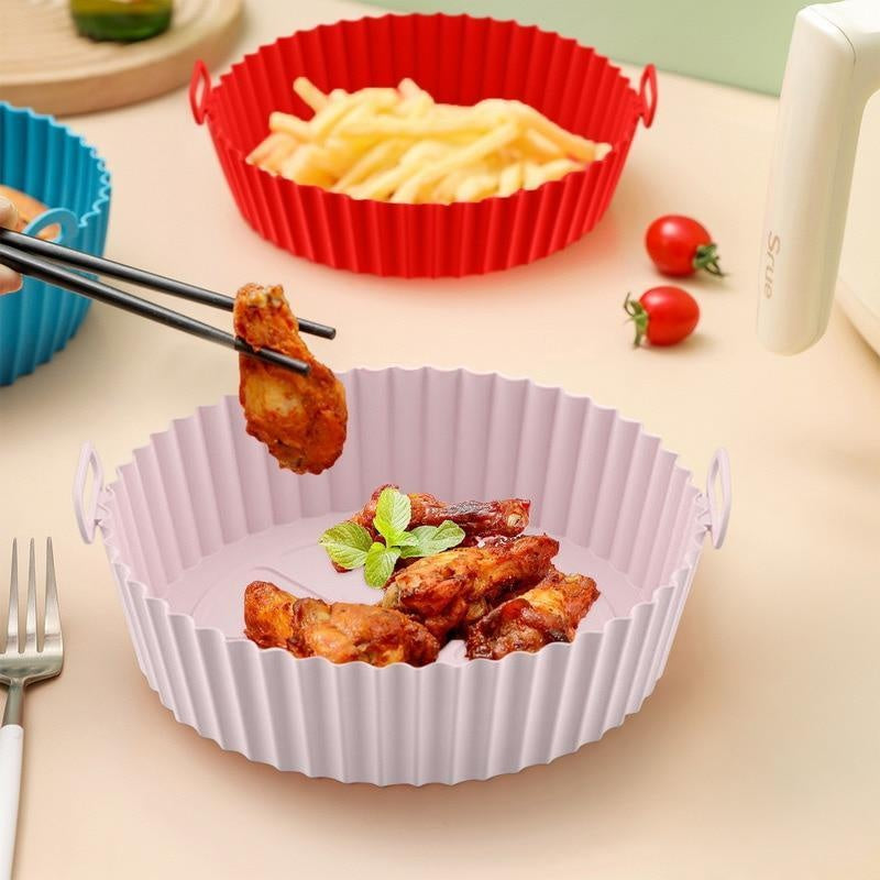 Silicone Air Fryer Basket Liner — Non-Stick