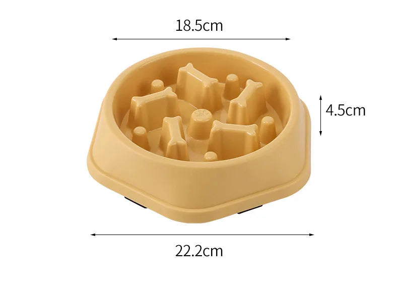 Slow Feeder Bowl for Cats & Dogs