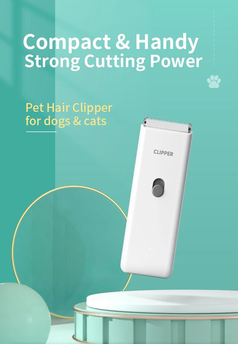 Professional Pet Hair Clipper — Quiet Motor