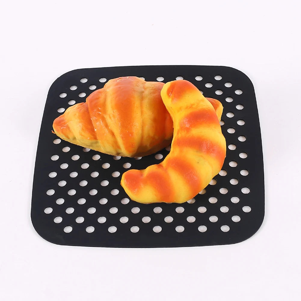 Silicone Air Fryer Liner — Round & Square Multiple Sizes