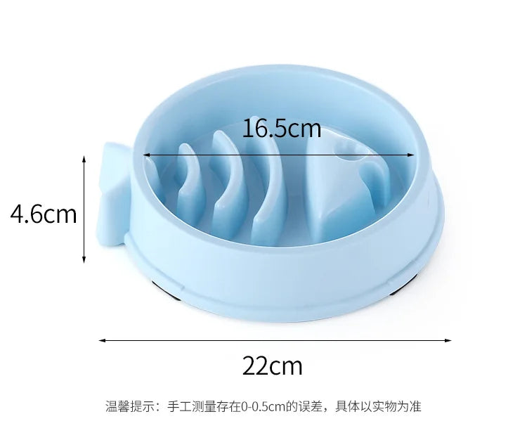 Slow Feeder Bowl for Cats & Dogs
