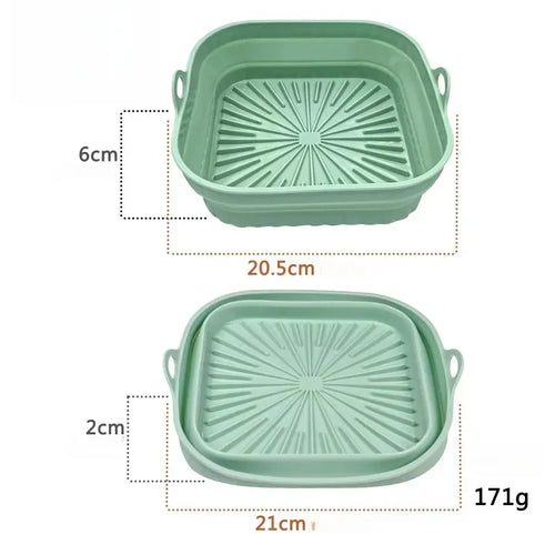 Foldable Silicone Air Fryer Pan