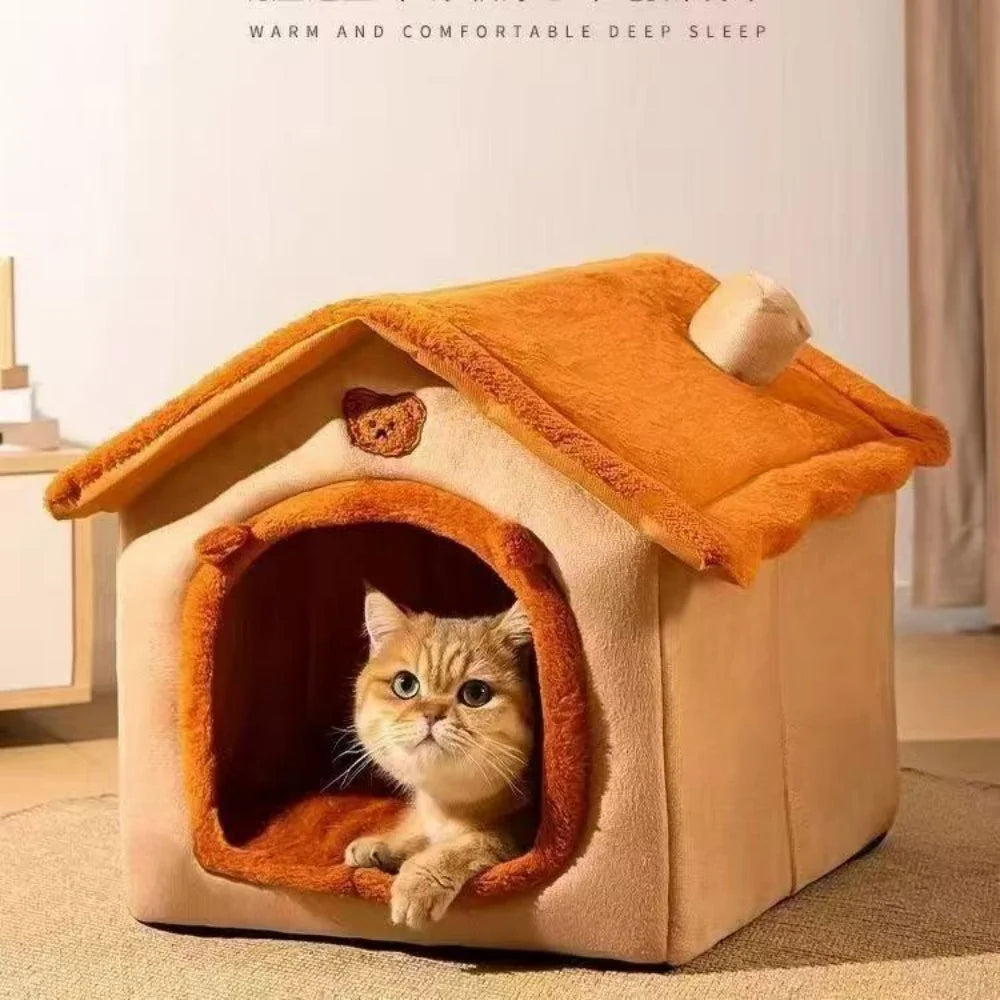 All Season Dog House with Removable Cushion