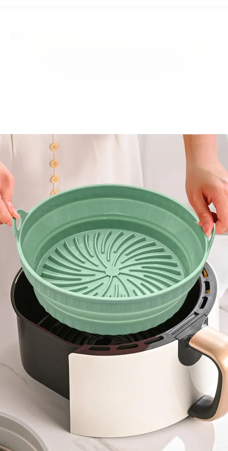 Foldable Silicone Air Fryer Pan